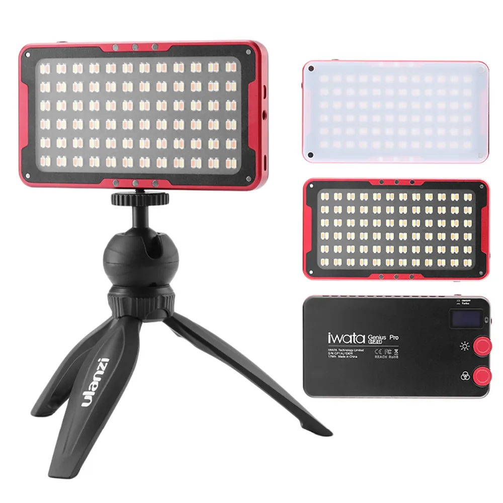 

Iwata pro GP-01 Photo Video Light Camera Light 2600K-6000K Outside Soft Photographic Led Fill Light For Camera Smartphone