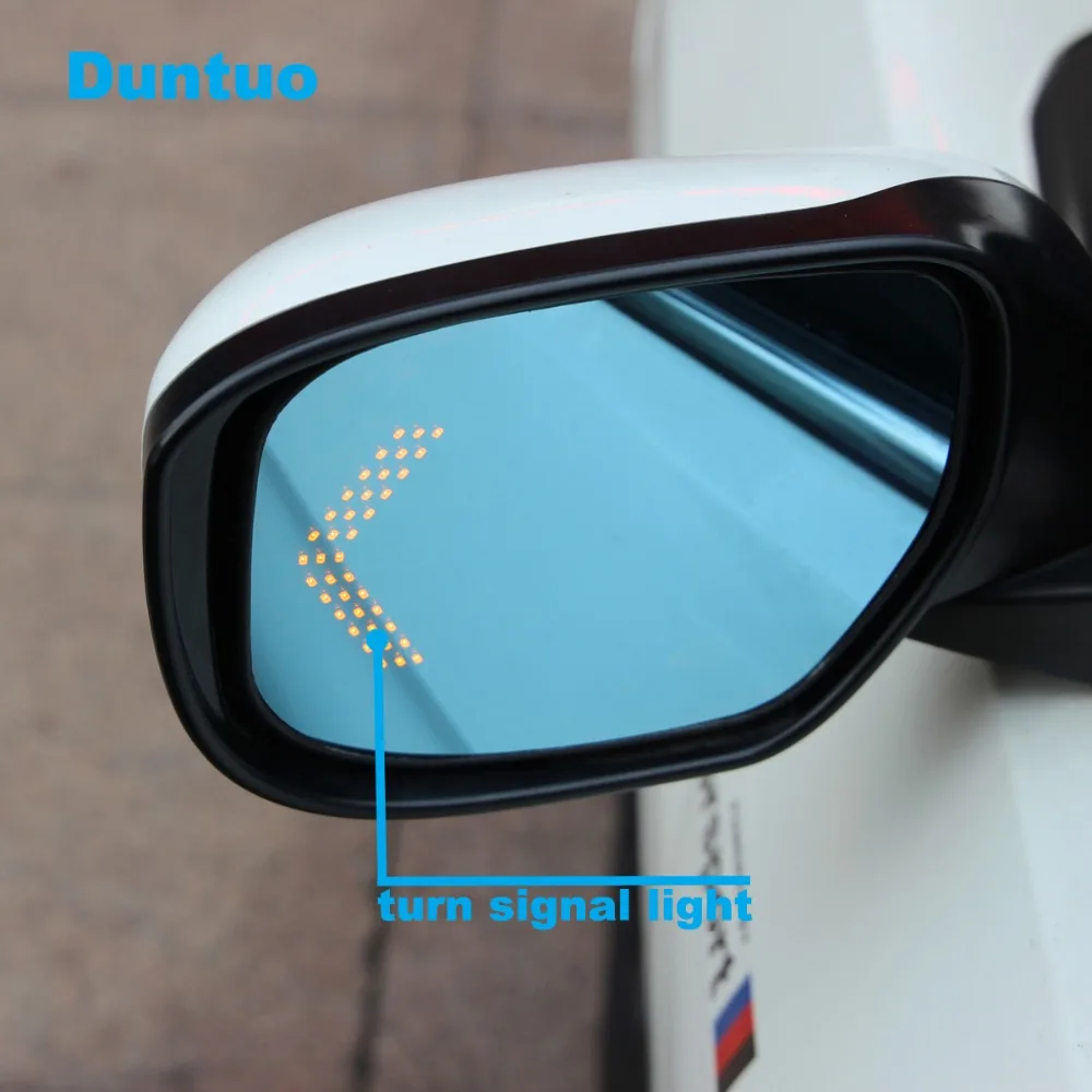 Синее зеркало с защитой от бликов, зеркальная сигнальная лампа с подогревом, зеркало заднего вида для Infiniti Q50 Q50L Q60 Q70 Q70L QX30