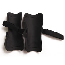 Новинка, 1 пара, новые футбольные щитки для соревнований, защитный щиток голени, черный цвет