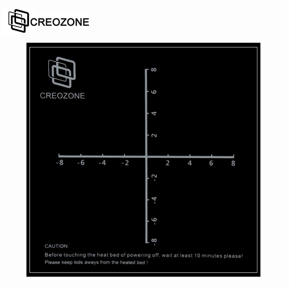 CREOZONE B5 1 шт. 220*220 мм 3D-принтер горячая Распродажа наклейки для кровати