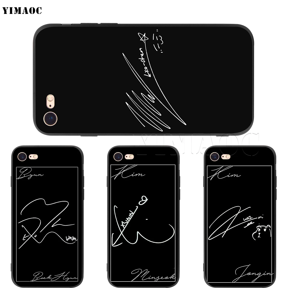 YIMAOC EXO Chen Chanyeol фирменный мягкий чехол для Apple iPhone SE 2020 5 5s 6 6s 7 8 Plus XR X Xs 11 12 Pro Max