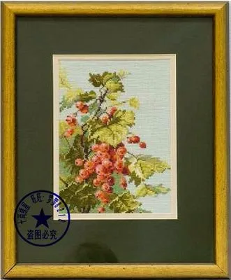 CS-1716 Cross Stitch Kit Red Currant Fruit Grape riolis 217