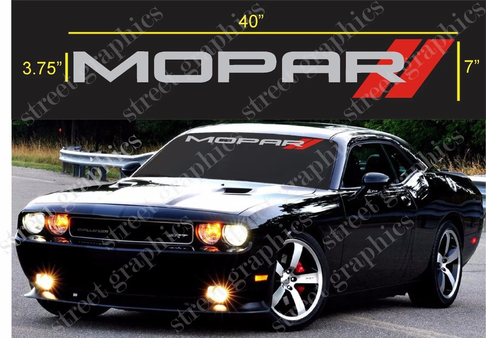 

For MOPAR WINDSHIELD VINYL DECAL STICKER Car Styling