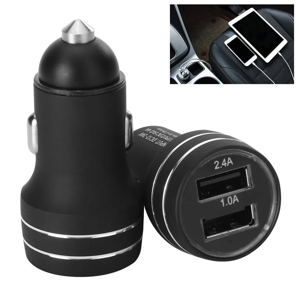 Car USB Charger Quick Charge Car 5V/2.4A/1A Auto Charger Adapter Car-Charger For Mobile Phone Tablet 2 Port Car charging Y514 Car USB Charger Quick Charge Car 5V/2.4A/1A Auto Charger Adapter Car-Charger For Mobile Phone Tablet 2 Port Car charging Y514