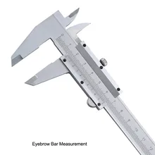 Горячие брови бар измерения " 0-150 мм/0,02 мм металлический суппорт микрометр измерительные инструменты для измерения бровей для татуировки