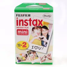 20 шт./кор. пленка fujifilm instax mini 8 20 листов для камеры мгновенных мини 7 s 25 50 s 90 Фотобумага Белый Край 3 дюймов широкий фильм