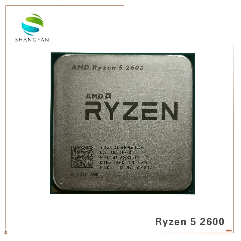 Процессор AMD Ryzen 5 2600 R5 2600 3,4 ГГц шестиядерный двенадцати ядерный процессор 65 Вт Процессор YD2600BBM6IAF Socket AM4