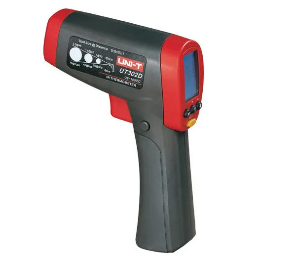 

UNI-T UT302D 20:1 Infrared IR Thermometer Laser Temperature Gun Meter Range -32~1050 Degree