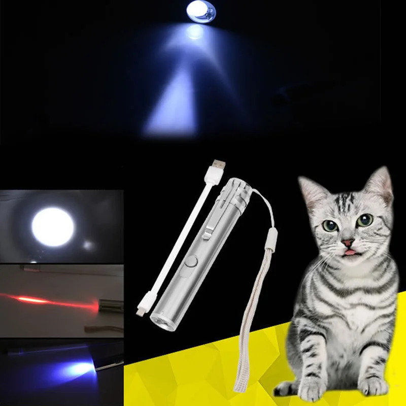 Buy 2 IN 1 Laser Indicator Lights Portable Flashlight