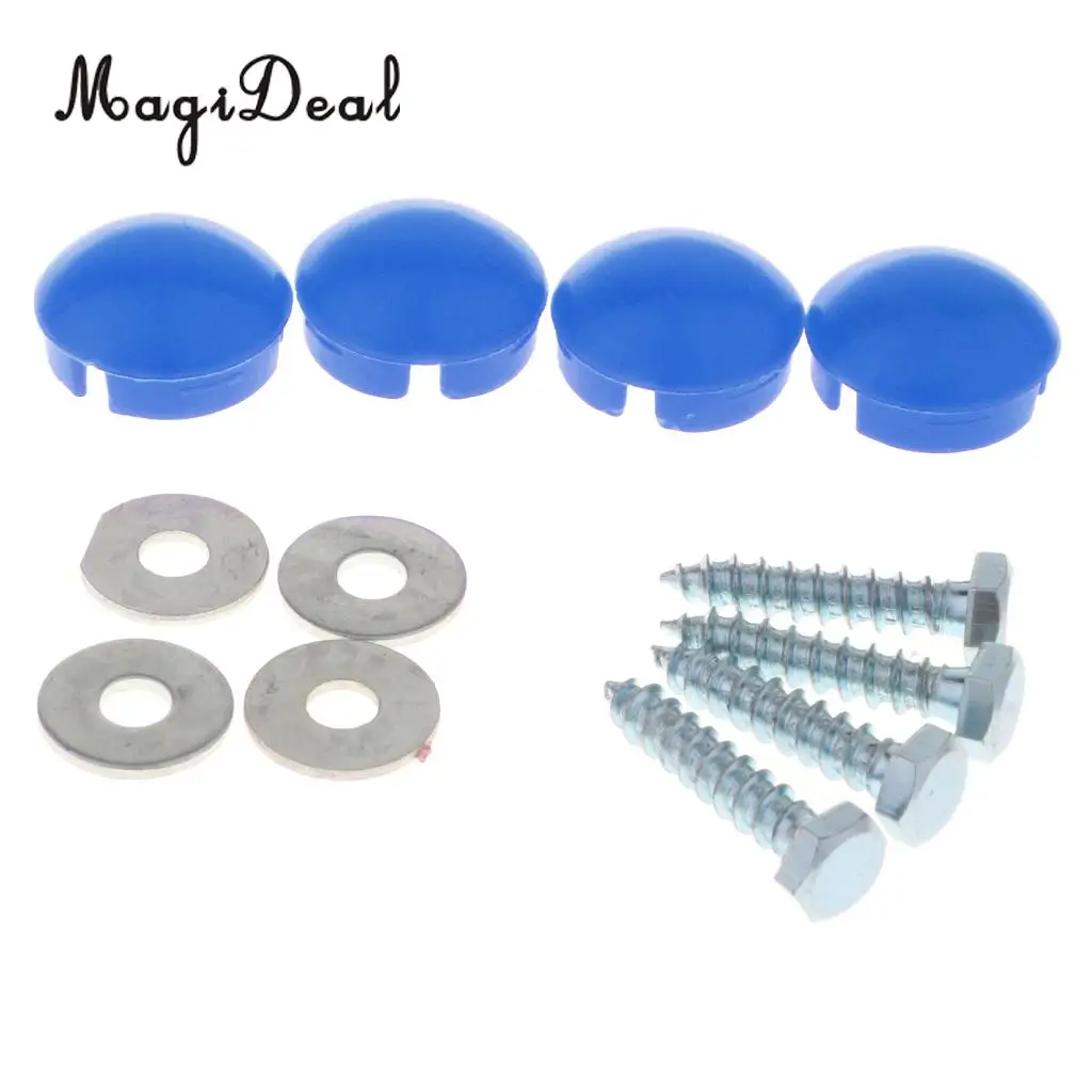 4 Pairs Durable Plastic Safety Nonslip Handle with Fixing Screws Kits Kids Outdoor Climbing Frame Wall Accessory