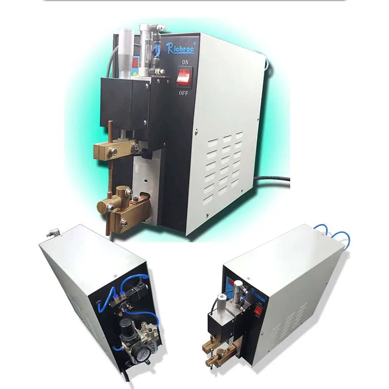 US $788.59 Micro Pneumatic Spot Welding Machine Metal Coil Enameled Wire Terminal Wire Copper Wire Stainless Steel Plate Welding Machine