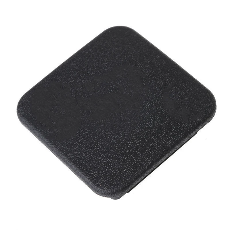 

Class III IV Black Trailer Hitch Cover Plug Receiver Cover Cap Dust Protecter 6.35*6.35*1.5cm