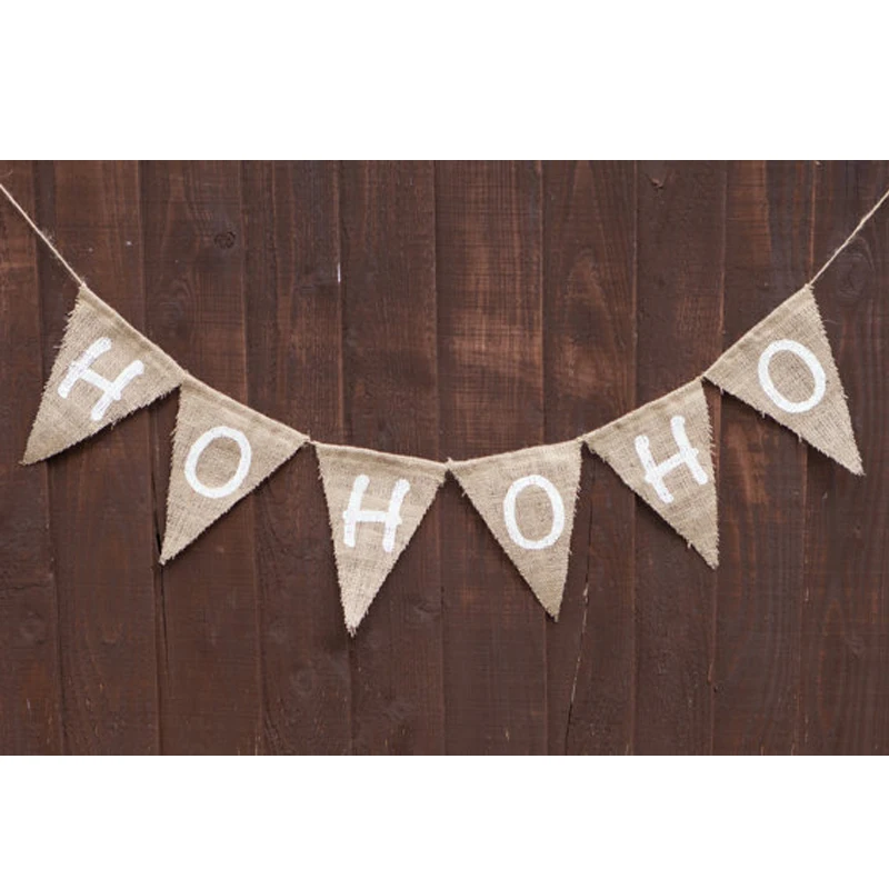 

New Year HOHOHO Christmas Santa Claus Merry Etter Party Decor Bunting Hot Garland Sale Peace Custom Snowflake