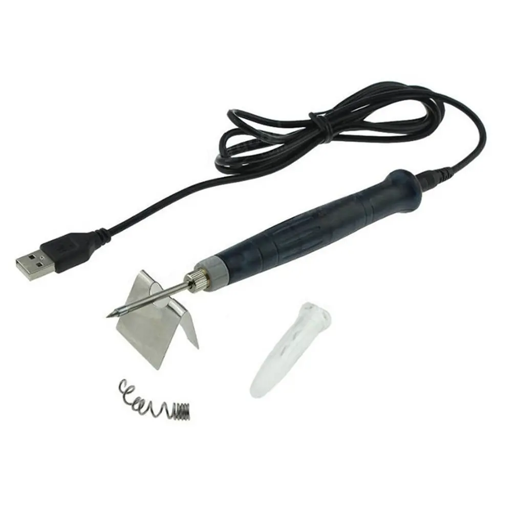 Mini Portable USB 5V 8W Electric Powered Soldering Iron Pen/Tip Touch Switch Adjustable Electric Soldering Iron Tools