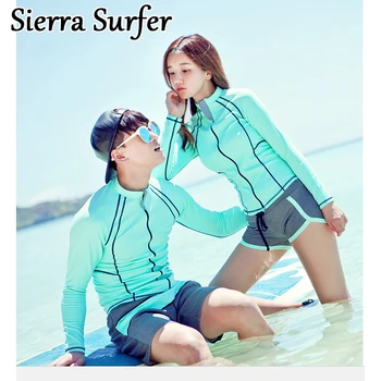 

Rash Guard Women Rashguard Swimming Suit For Wind Surf Swimwear Bathing Suits 2019 New Couples Maillot De Bain Femme Femmes
