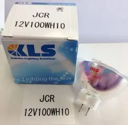 5 шт. DHL/EMS Бесплатная доставка kls jcr 12V100WH10, 12 В 100 Вт галогенная лампа, JCR12V100WH10, зеркальный отражатель микроскоп лампы