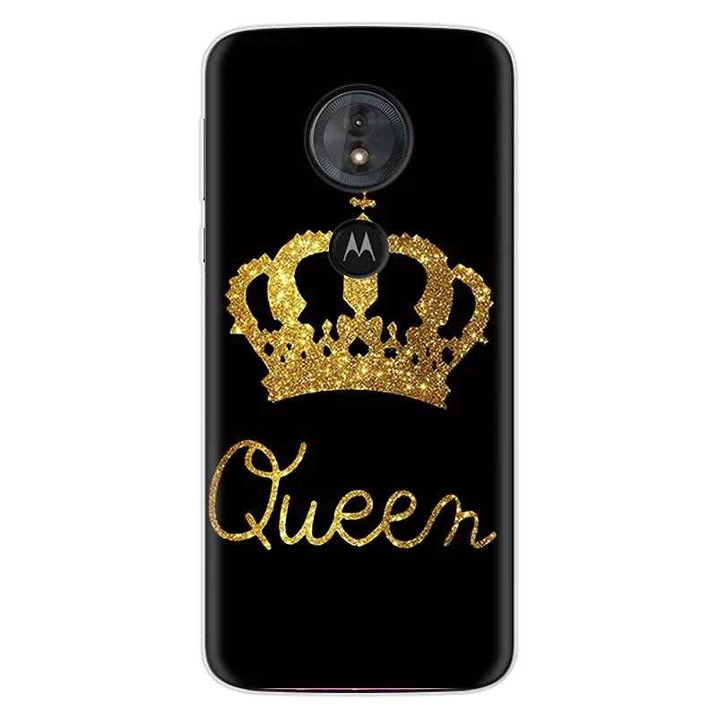 Чехол для Motorola G7 power C E4 E5 G4 G5 G5S G6 Plus Play G3 для Motorola G5 Z Z2 Z3 E5 Play Go M X4 X style Play - Цвет: queen