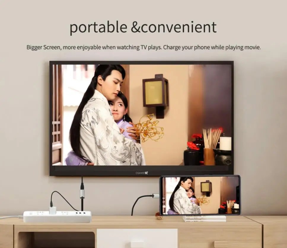 Mirascreen usb type-C для Ultra HD 4K HDMI конвейер адаптер 2 м кабель HDTV Видео кабель для Macbook samsung S8 S9 huawei mate 10