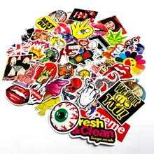 100 pcs mixed decal toy Styling Car Fridge Phone DIY Skateboard Laptop Luggage Snowboard Vinyl Decal
