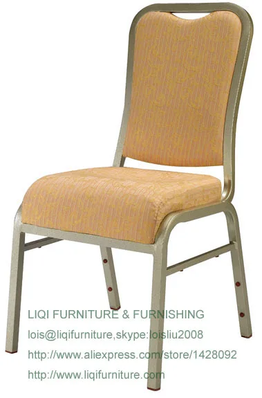 

wholesale quality strong gold aluminum vip stacking hotel chairs LQ-L2041