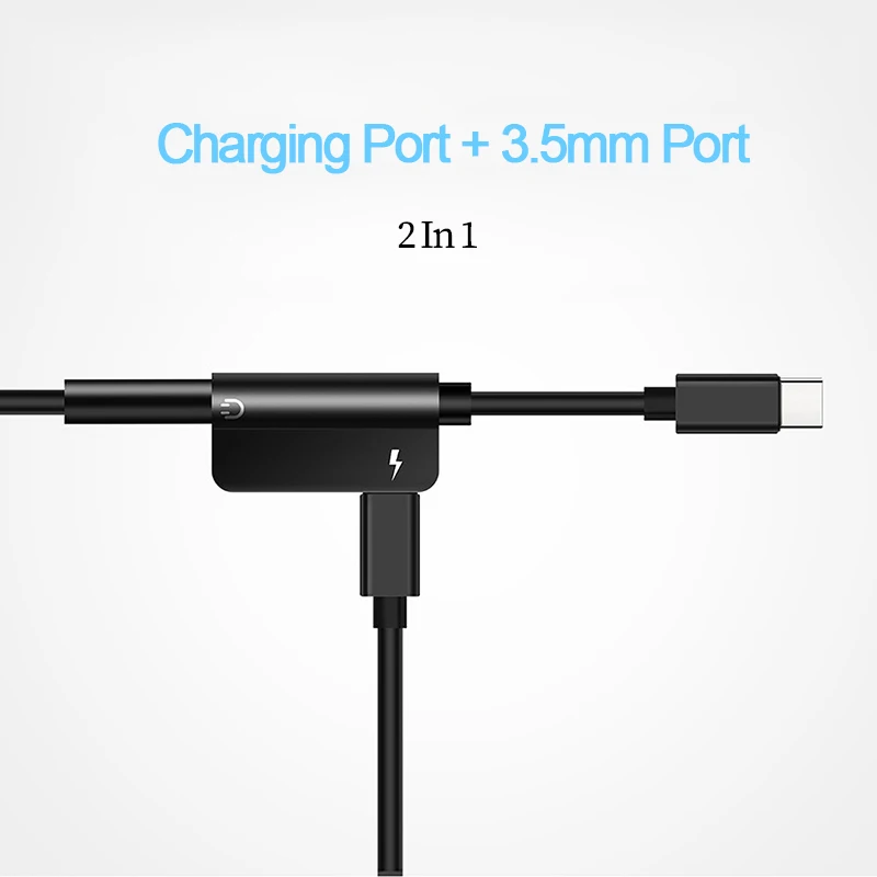 Переходник USB Type C на аудиоконвертер для наушников с разъемом 3 5 мм кабель