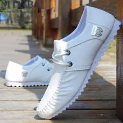MIUBU качество для мужчин Мокасины на плоской подошве летние мужские туфли слипоны обувь zapatos Лоферы Лидер продаж