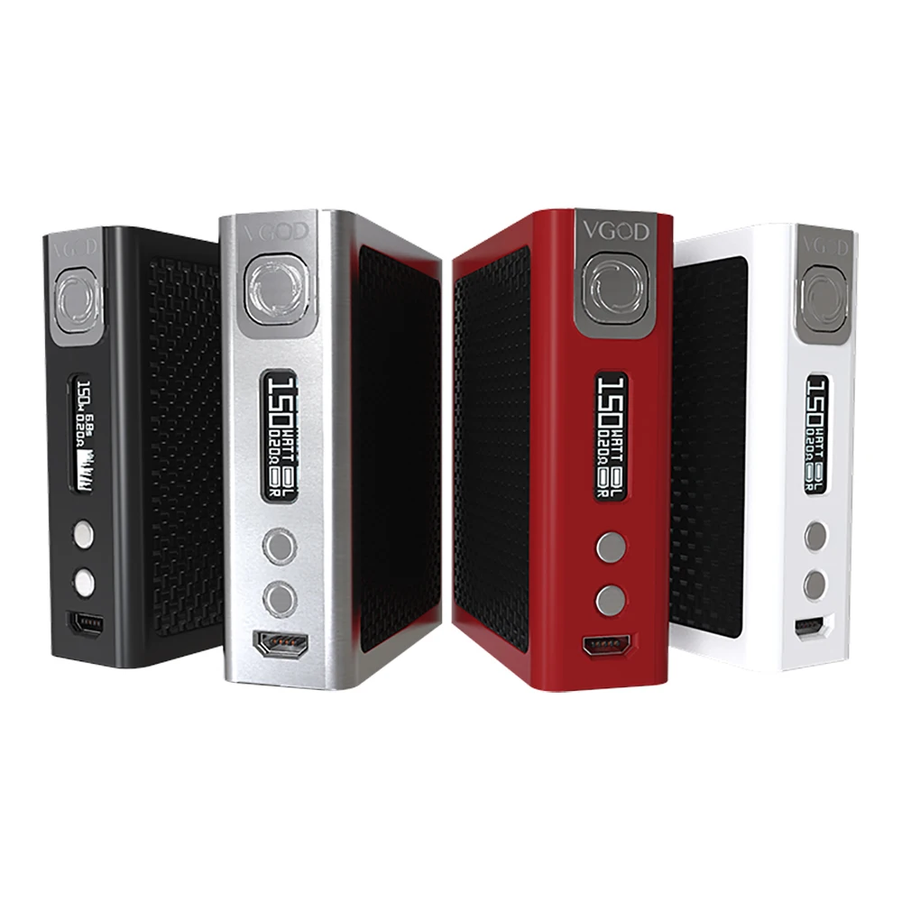 

Original VGOD Pro 150 Subtank Mod 150w Box Mod sub ohm RDA RDTA Tank Carbon Fiber Vape Electronic Cigarettes Vgod Mech Mod