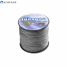 PE плетеная леска 100 м 100LB 8 нитей японский материал Рыболовная Леска Sunbang