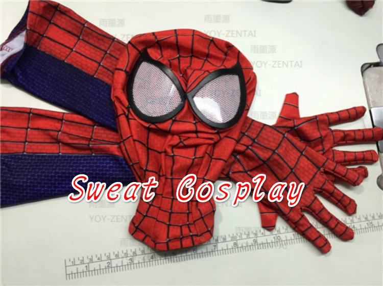 

High Quality Spider Man Mask WIth Sleeves Spider Man Cosplay Mask Spiderman Cosplay Sleeve
