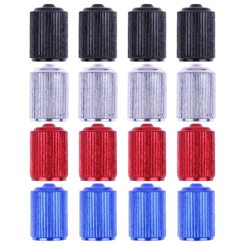VODOOL 4pcs/Set Car Wheel Tires Valves Aluminium Tyre Stem