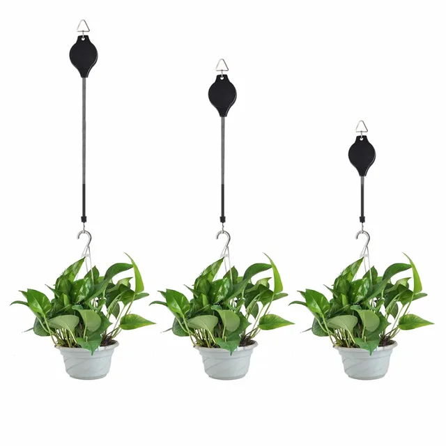 Buy 2085cm Retractable Hanging Basket Hook Plant