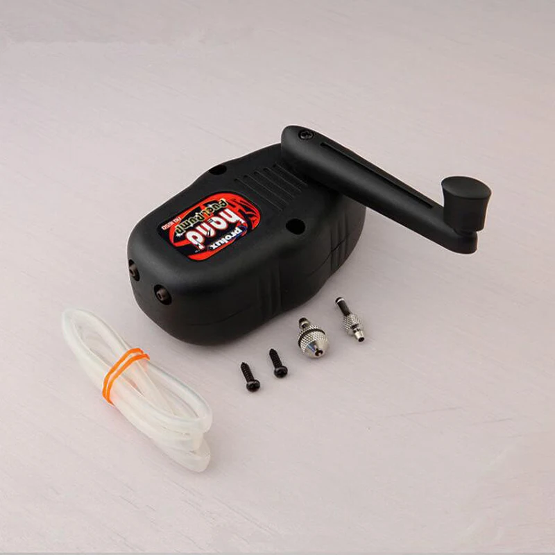 

1SET Model Accessories Manual Oil Pump Hand-operated Pumps Fuel Pump for Gasoline/Methanol Boats and RC Cars DIY Spare Parts