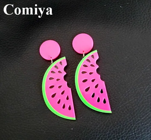 Серьги гвоздики женские Акриловые Длинные в стиле панк|earrings music|earrings lockearring dangle |