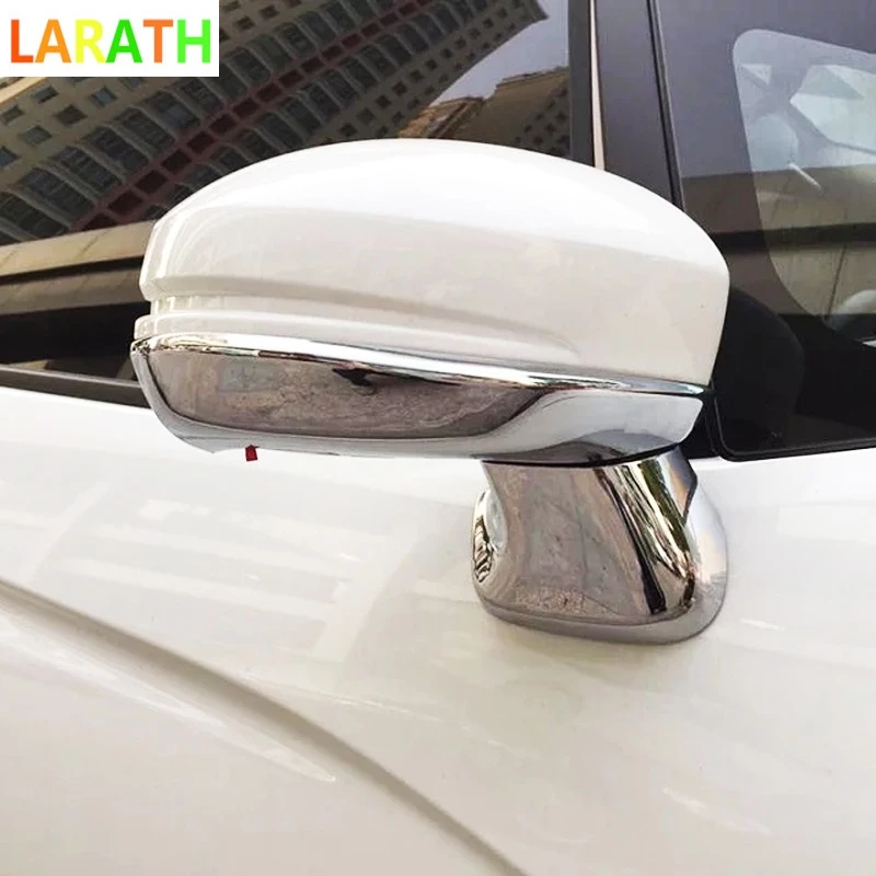 The New For Honda Fit Jazz 2014 2015 ABS Chrome Rear View Mirror Car