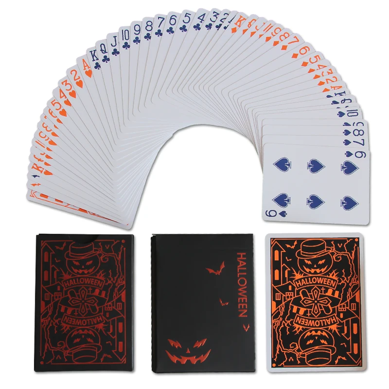 Beste 1 Deck PVC Poker Waterdichte Plastic Speelkaarten Set Zwarte Kleur Poker Card Sets Classic Magic Tricks Tool Poker Games