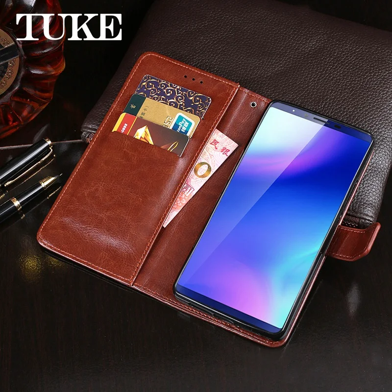 TUKE Роскошный Ретро из искусственной кожи чехол для Cubot X18 Plus мобильный телефон