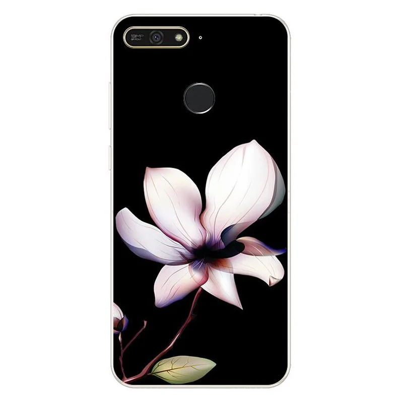Чехол для Huawei Honor 7C 5 7 дюйма мягкие силиконовые чехлы C C7 телефонов с принтом чехол