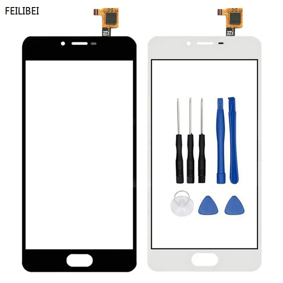 5 0 дюймов для Meizu M3 мини Сенсорный экран планшета передняя внешний Стекло Панель