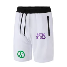 Astroworld Для мужчин тренажерные залы шорты для фитнеса бодибилдинга Для мужчин s Лето Повседневное Прохладный Короткие мужские брюки штаны для бега и тренировок пляж бренд набедренную повязку