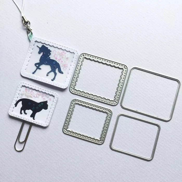 

3D square Rocker card Metal Cutting Dies photo card dies For Scrapbooking card Making 2019 new Die Set Embossing Card crafts