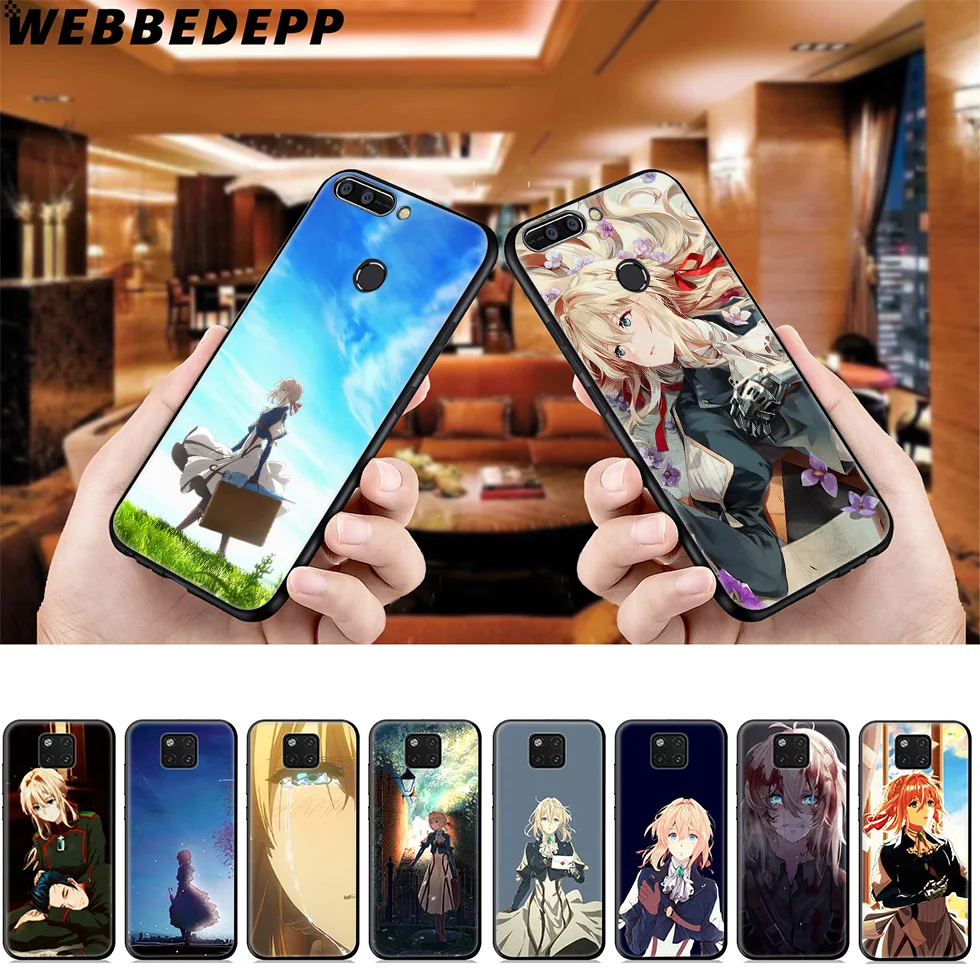 Мягкий чехол Violet Evergarden Anime для Huawei Mate Honor 20 6A 7A 7C 7X 8 9 9X 10 View Lite Pro 30 |