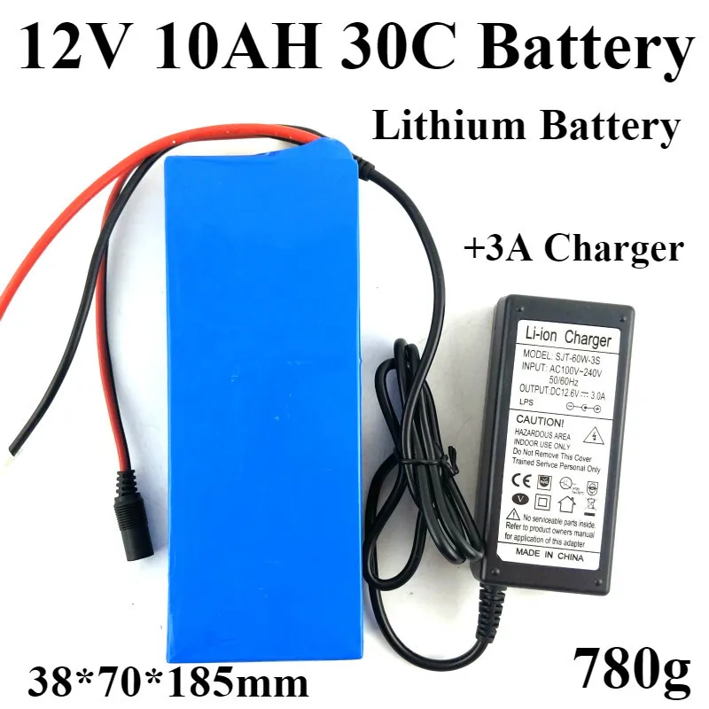 12 V 10AH литий-полимерная батарея 30C 12 V 300A разрядка 11,1 V для 12 V 3600 W RC четыре оси самолета БПЛА Дрон аэрофотосъемка