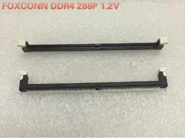 Computer Cables Foxconn DDR4 288P 1.2V 288 pin Connectors Laptop Memory Slot Sockets 288PIN Cable Length: 20pcs 