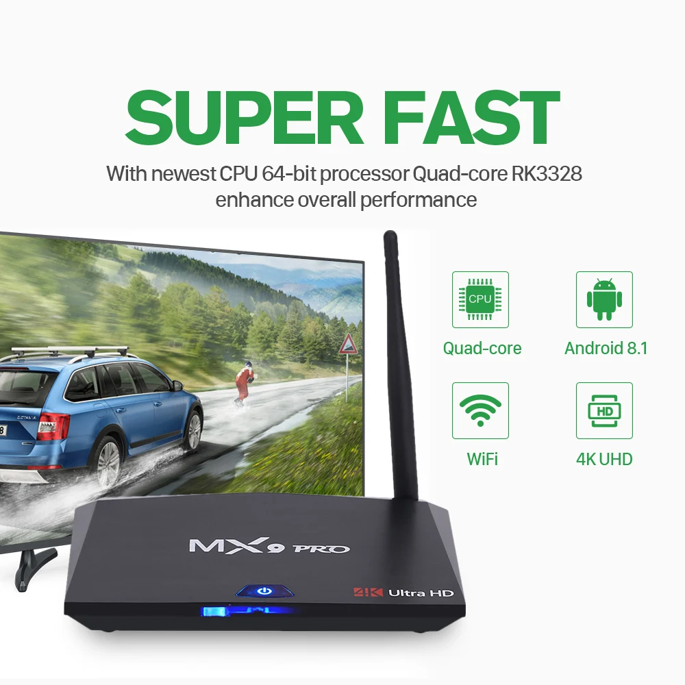 Iptv Subscription MX9 PRO Android 8.1 Smart Tv Box RK3328 With 1 Year QHDTV Code Iptv Arabic French Morocco Belgium Netherlands Iptv Subscription MX9 PRO Android 8.1 Smart Tv Box RK3328 With 1 Year QHDTV Code Iptv Arabic French Morocco Belgium Netherlands