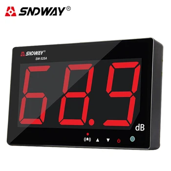 

SNDWAY Digital Sound level meter 30~130db large screen display Wall hanging type noise meter decibel Indoor/office/home/Bar