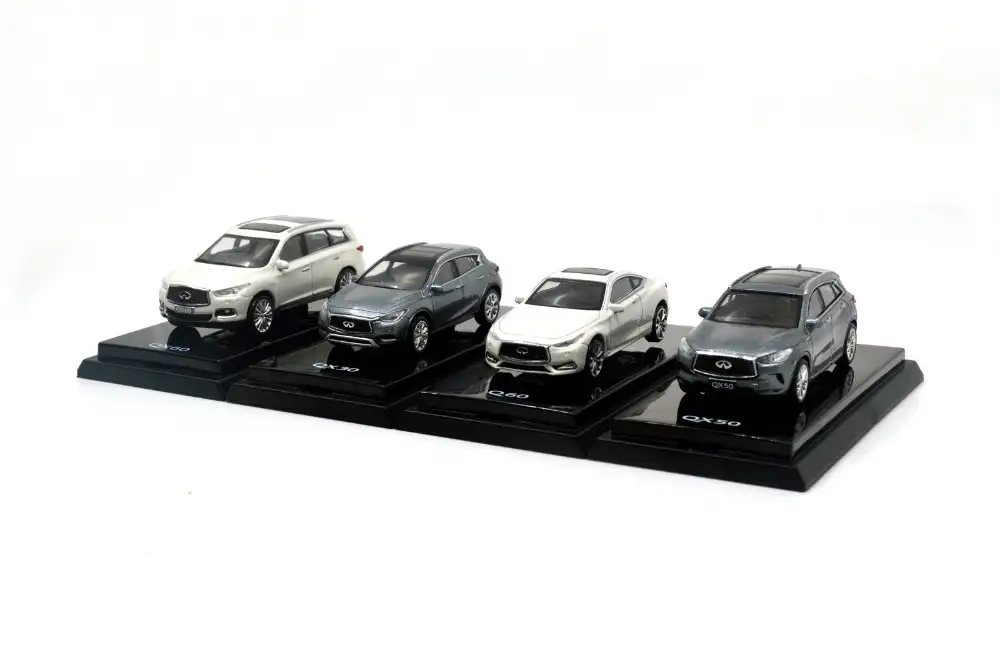 Модель Paudi 1/64 в масштабе 1:64 Infiniti QX60 QX50 QX30 Q60 комбинированная литая модель
