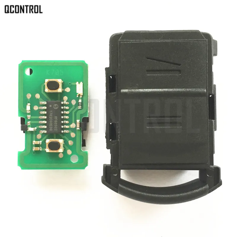 

QCONTROL Car Remote Key Head Fit for Chevrolet Meriva Corsa Vectra