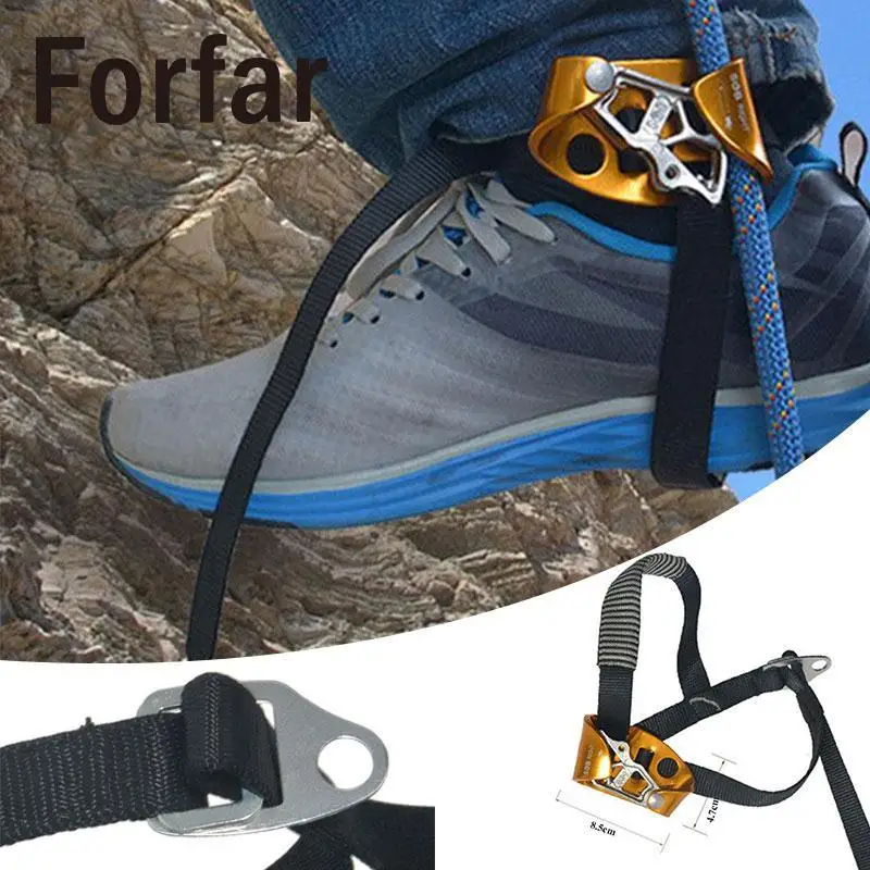 Forfar تسلق القدم اليمنى الصاعد معدات جهاز أداة حامي التبعي معدات التسلق في الهواء الطلق جهاز Forfar تسلق القدم اليمنى الصاعد معدات جهاز أداة حامي التبعي معدات التسلق في الهواء الطلق جهاز
