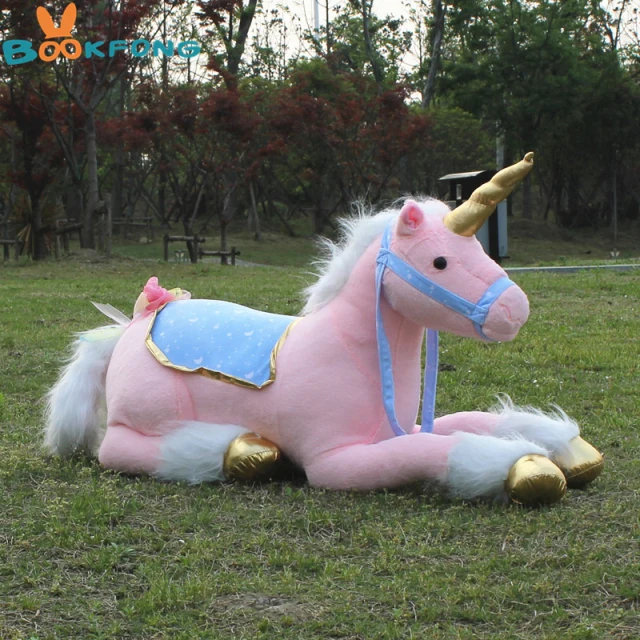 Мультяшная плюшевая игрушка в виде единорога Kawaii, единорога, лошадка с куклой, мягкая плюшевая подушка в виде животного, высокое качество, детский подарок на день рождения, Рождество, 20-85 см