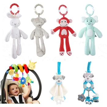 

Toys for Toddlers Musical Baby Rattles/Moblie Stroller Toy Plush Cartoon Newborn/Educational Toys for Baby Toys 0-12 Months